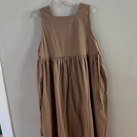 Olive Clothing Beige "Martha" Ribbon Dress - Picture 7 of 7